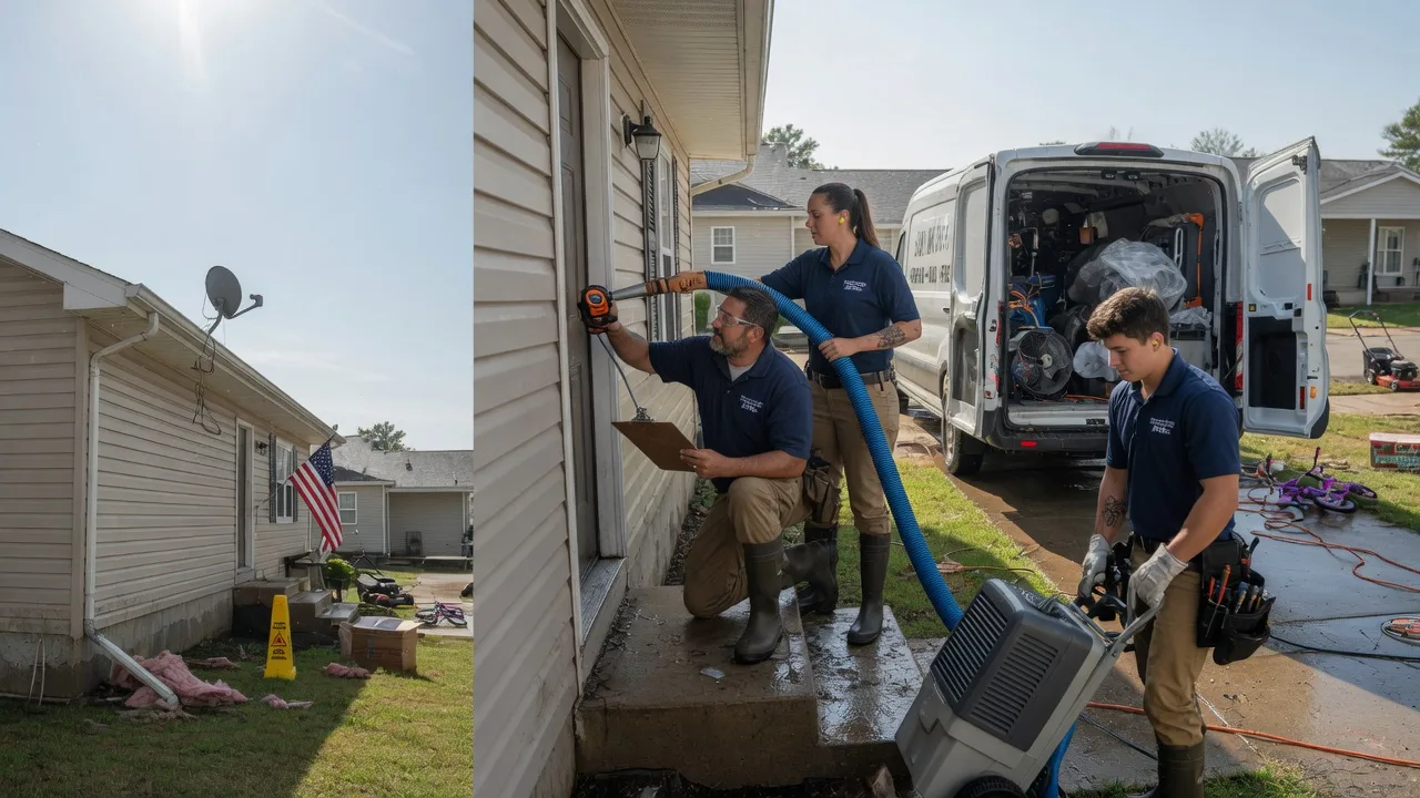 Ceiling Water Damage Restoration in Calera, AL near me
